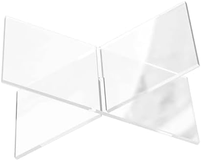 NAMOARLY Acrylic Book Stand for Kitchen and Reading