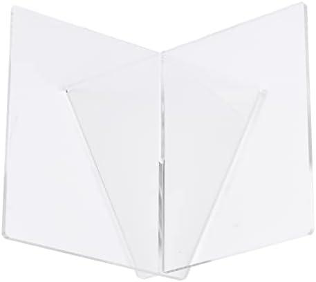 Karlak X-Shaped Acrylic Book Stand for Cookbook and Recipe Display