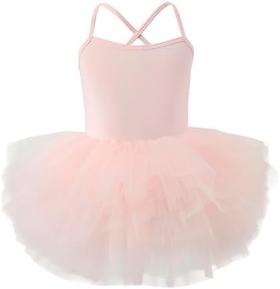 Toddler Girls Dance Tutu Dress with Tulle Skirt