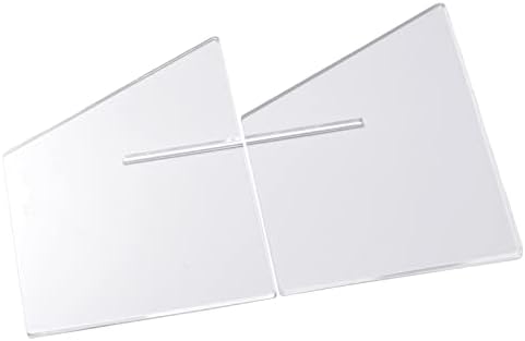 Karlak X-Shaped Acrylic Book Stand for Cookbook and Recipe Display