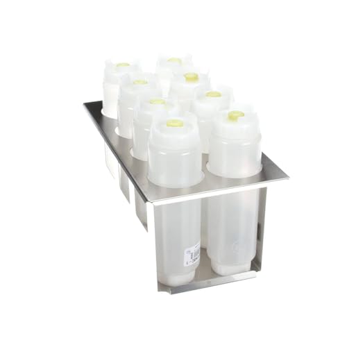 Server 86996 Stainless Steel Squeeze Bottle Holder Set