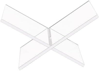 Qianly Clear Acrylic Book Stand Holder Display Easel