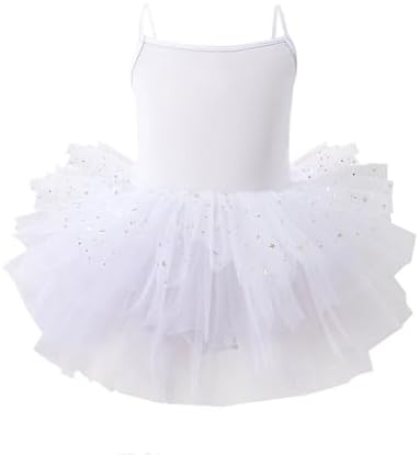 Toddler Girls Sparkly Tutu Dress for Dance and Party