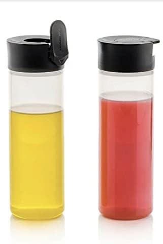 Tupperware Squeeze It Bottles 2-Pack 12 Oz Liquid Airtight