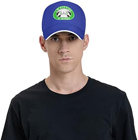 Trendy Blue Sandwich Cap for Fishing and Outdoor Activities