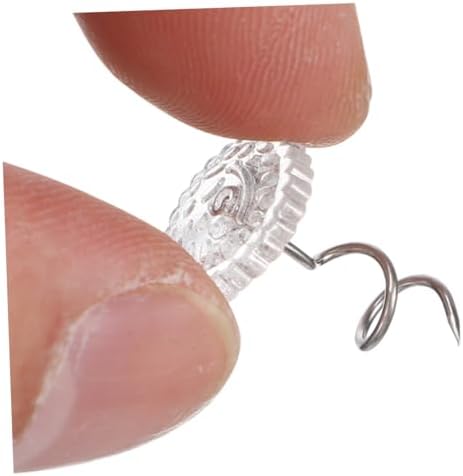 Uonlytech 100Pcs Stainless Steel Spiral Tacks for Furniture