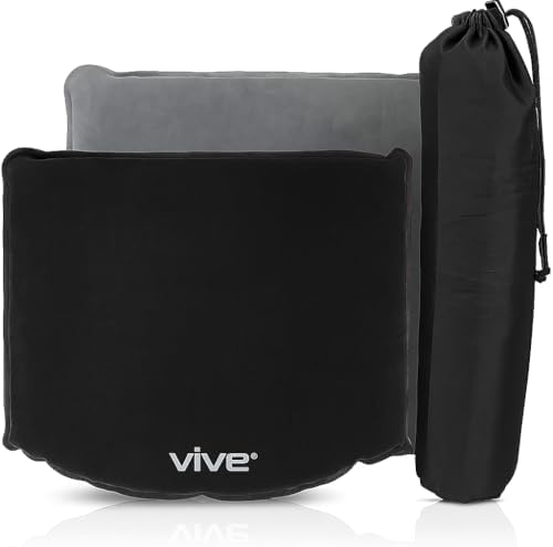 Vive Self Inflatable Seat Cushion - Portable Lightweight Durable