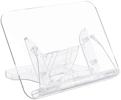 Adjustable Acrylic Book Stand with 13 Levels