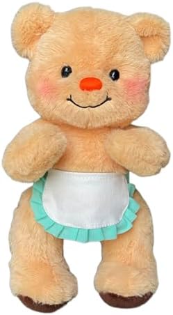 Interactive Butter Plush Bear Pillow with Flexible Joints