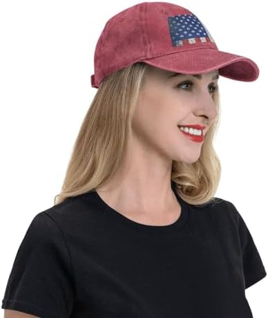 MZERSE Washed Cotton Distressed Baseball Cap Unisex