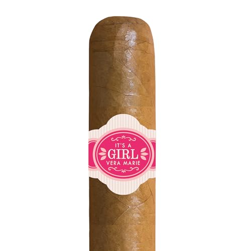 Custom Baby Shower Cigar Labels Set of 16 1