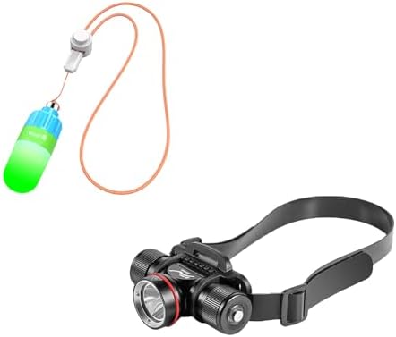 WINDFIRE Dive Light 5 Modes Waterproof 80m Headlamp