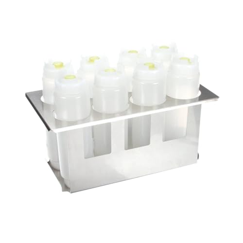 Server 86996 Stainless Steel Squeeze Bottle Holder Set