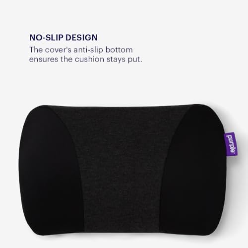 Purple Back Cushion for Chairs Gaming Travel