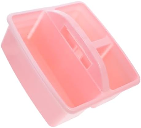 3 Compartment Plastic Storage Basket with Handle