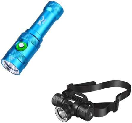 WINDFIRE Diving Flashlight with 3 Modes and IPX8 Waterproof