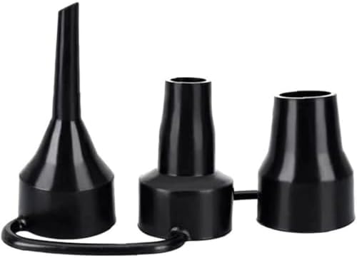 Black Air Pump Replacement Nozzles 3 Sizes