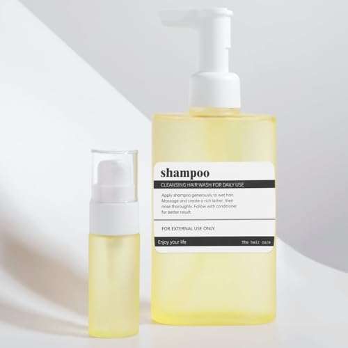SHINEOFI 8 Sheets White Waterproof Labels for Bottles