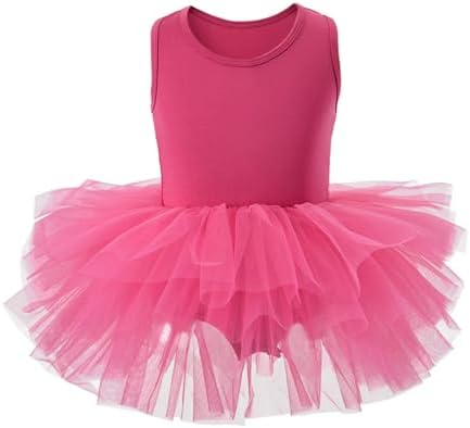 Toddler Girls Tulle Ballet Dress with Sequin Trim