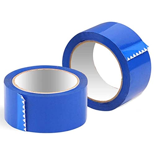 36 Rolls Blue Acrylic Packing Tape 189 x 5468 Yd