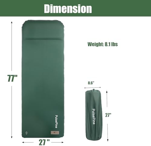 PulsePine Self-Inflating Sleeping Pad with Electric Pump 1
