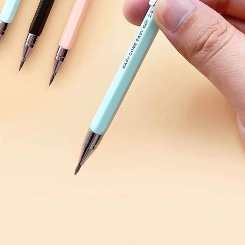 2 Pcs Mechanical Pencil 2mm Automatic Drawing Pencil