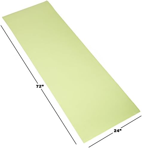 Wakeman Foam Sleeping Mat - Lightweight Non-Slip Green Camping Mat