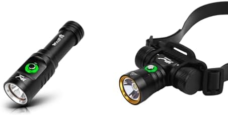 WINDFIRE Scuba Flashlight Underwater Headlamp