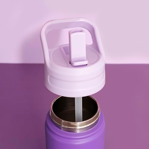 Customizable Kids Water Bottle - 12 oz Purple