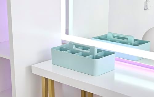 Enjoy Organizer 2 Pack Stackable Plastic Caddy with Handle