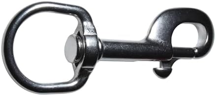 Heavy Duty Swivel Snap Hooks 316 Stainless Steel 43in 1 Pack