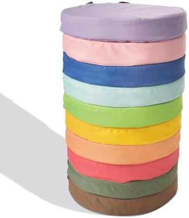 Morimoe Round Floor Cushion with Handle Waterproof 600D Oxford Fabric