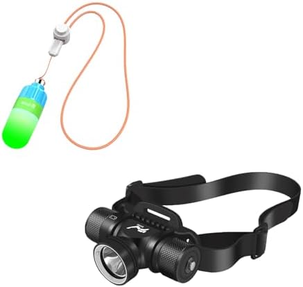 WINDFIRE Scuba Diving Headlamp 5 Modes with Power Indicator