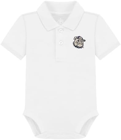 Creative Knitwear College Baby Polo Bodysuit - Team Logo Solid 0-12 Months