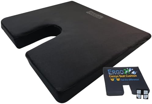 ERGO21 LiquiCell Coccyx Cushion for Tailbone Pain Relief