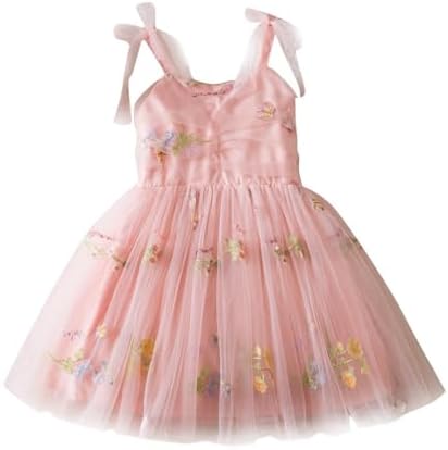 Beessbest Toddler Flower Girl Dress with Tulle Embroidery 1
