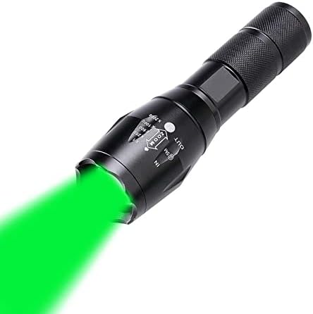 WINDFIRE Green Light LED Flashlight 1000 Lumens Tactical