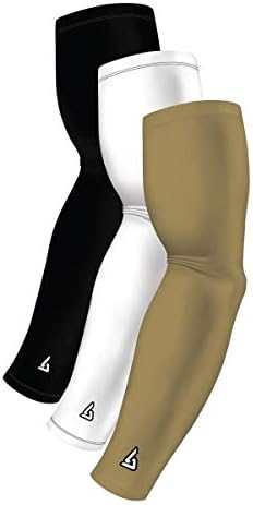 Cooling Compression Arm Sleeves 3 Pack for Men Women Youth