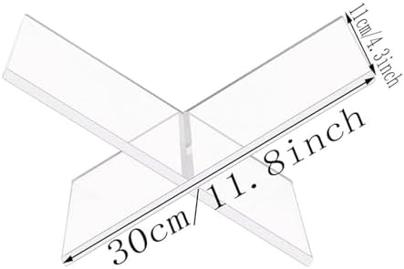 Qianly Clear Acrylic Book Stand Holder Display Easel