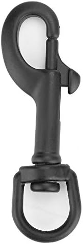 VBESTLIFE Scuba Diving Clips 75mm Black Stainless Steel