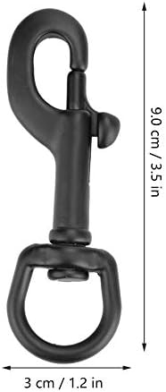 Vbestlife 316 Stainless Steel Scuba Diving Clip 90mm Black