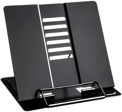 Citmage Heavy Duty Metal Book Stand with 6 Adjustable Positions