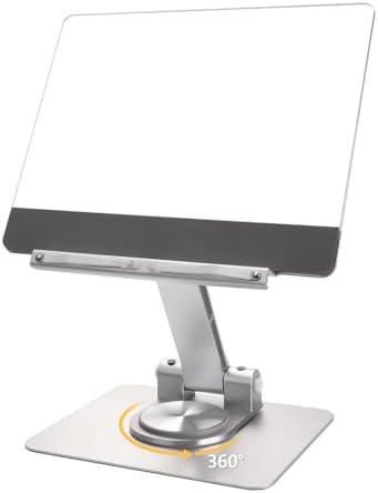 Yorhoen Acrylic Book Stand with 360 Rotation