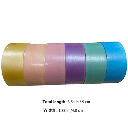 NUOBESTY 6 Rolls Pearlescent Sticky Ball Tape