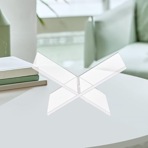 Qianly Clear Acrylic Book Stand Holder Display Easel