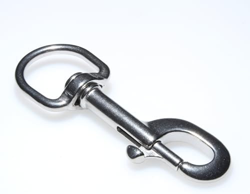 Heavy Duty Swivel Snap Hooks 316 Stainless Steel 43in 1 Pack