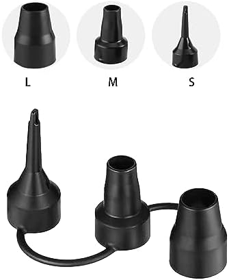 Helonge 3 Pack Air Pump Nozzles Replacement Adaptor