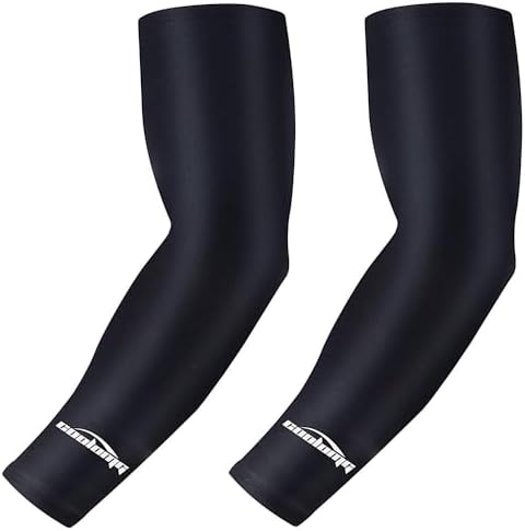 COOLOMG Compression Arm Sleeves for Football Volleyball Baseball