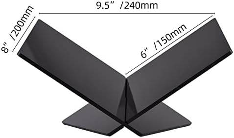 Karlak X-Shaped Acrylic Book Stand for Cookbook and Recipe Display