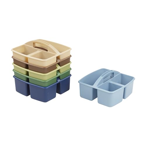 ECR4Kids 3-Compartment Storage Caddy Set 6-Pack